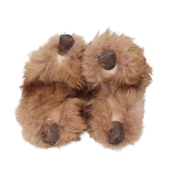 Handmade Brown Alpaca Fur Toy 9" Genuine Baby Alpaca Wool Standing Plush Stuffed - Picture 5 of 6